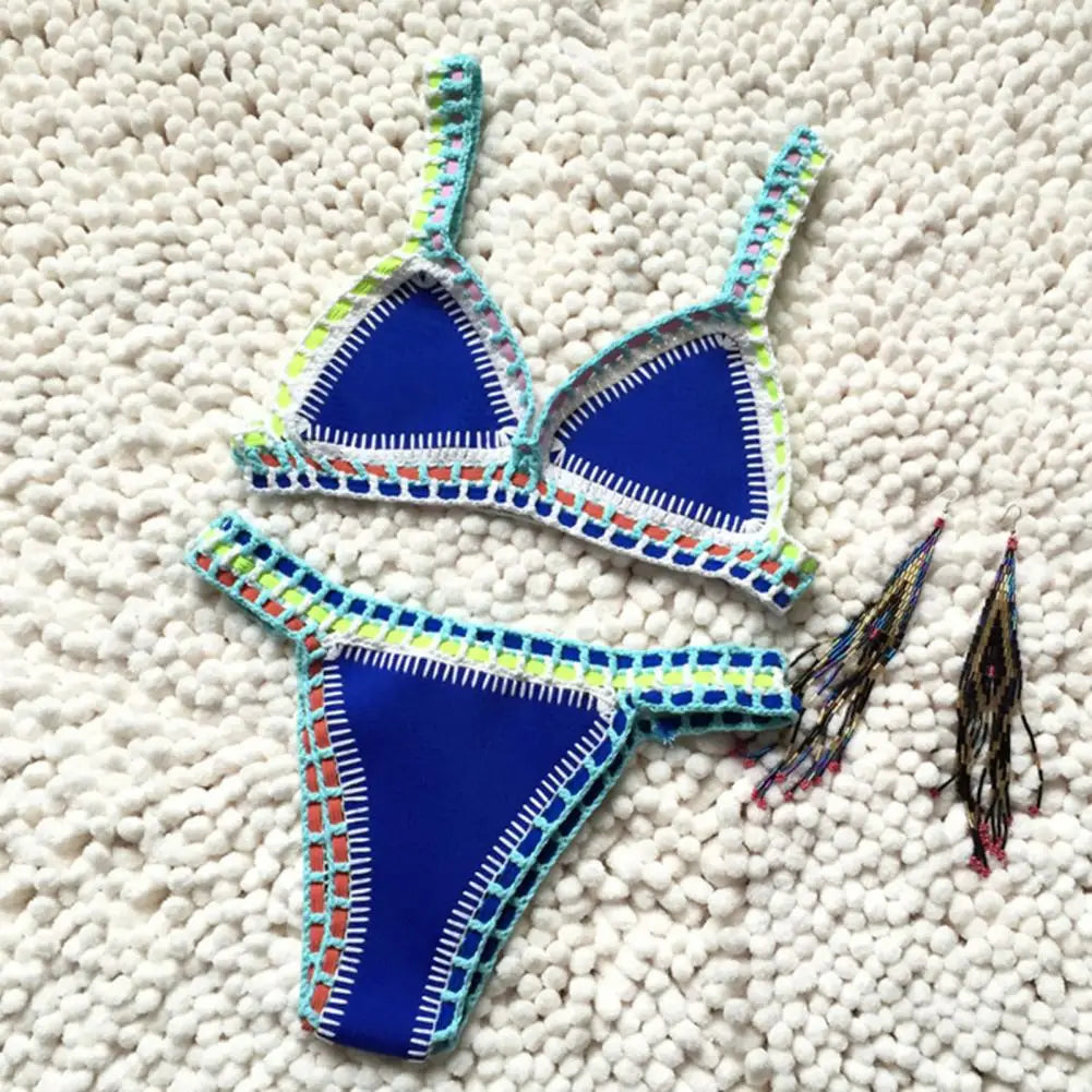 Bikini KAÏSIA NAÏRA – Bas bikini brésilien, détail tissu